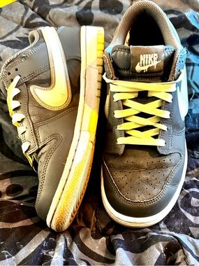Nike Dunk Low GS 6.5Y HQ3569-068 Halloween- Glow in the Dark